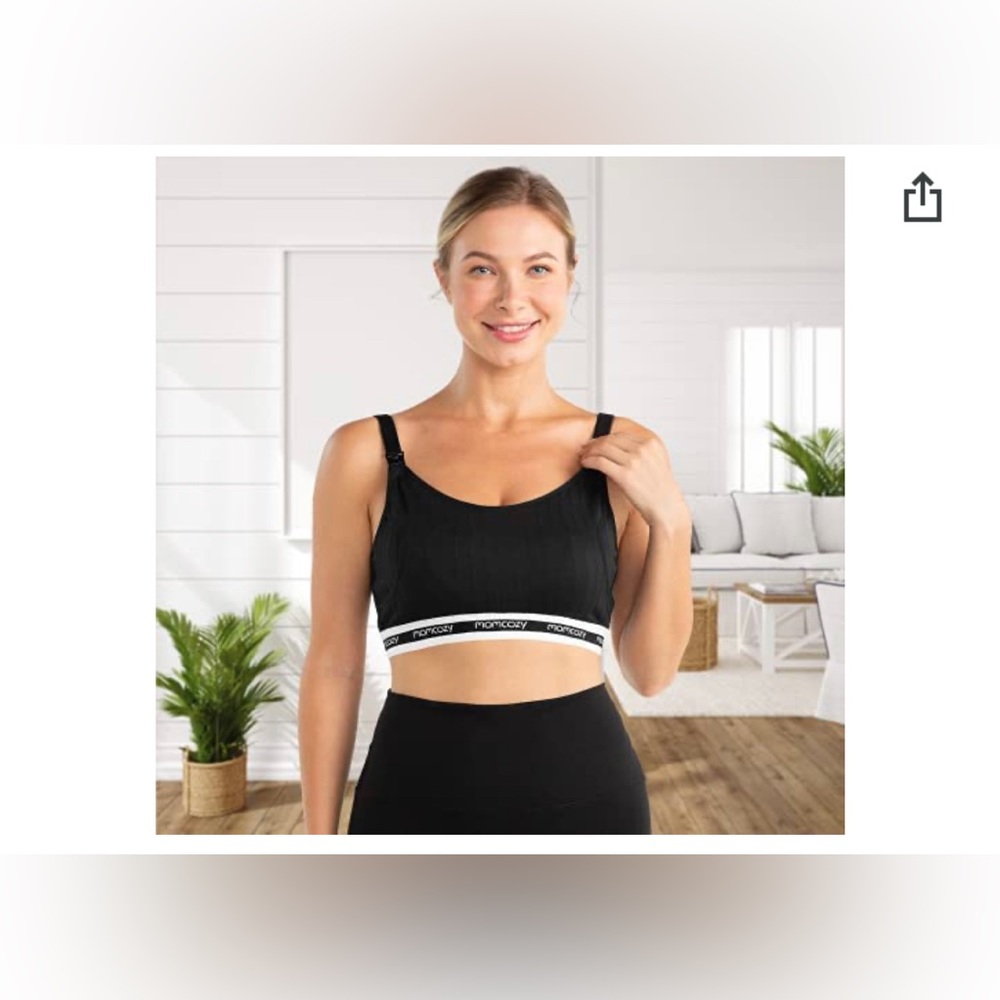 Momcozy Hands Free Seamless Pumping Bra, Comfort and Great Support for